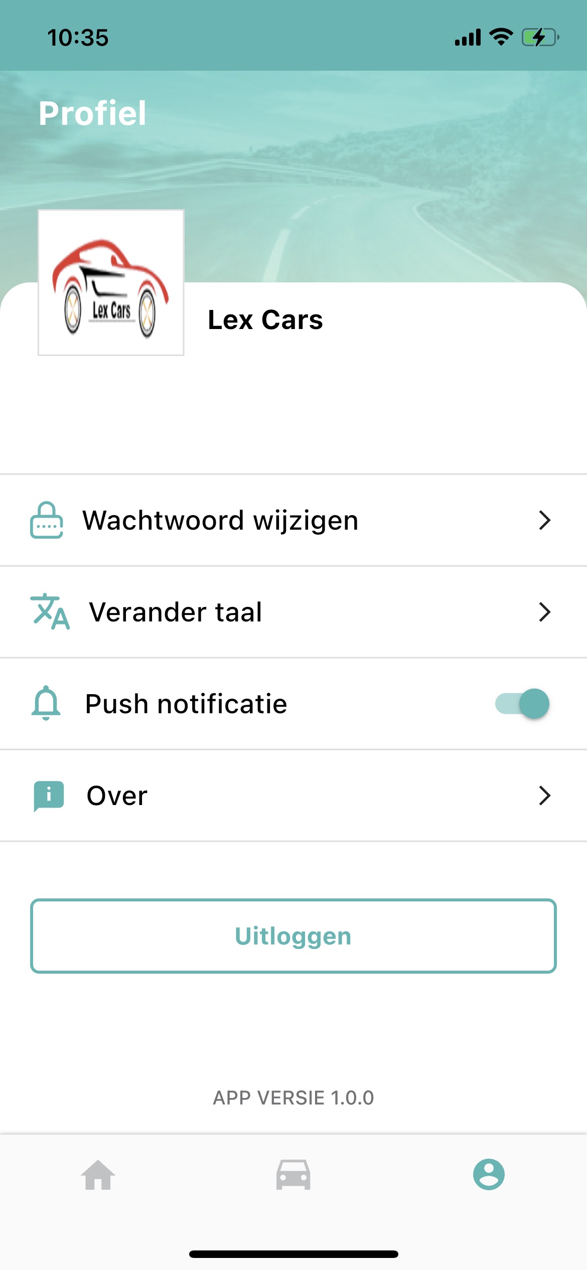 Profielinstellingen PaceX