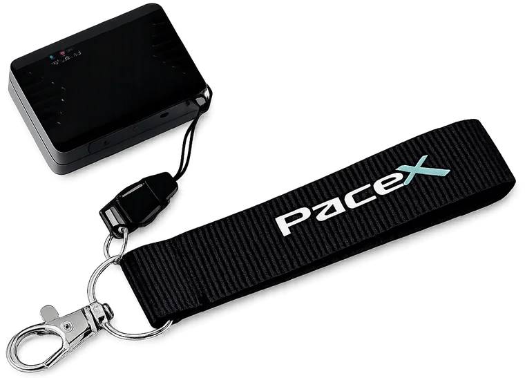 PaceX GPS track & trace unit aan de sleutelhanger